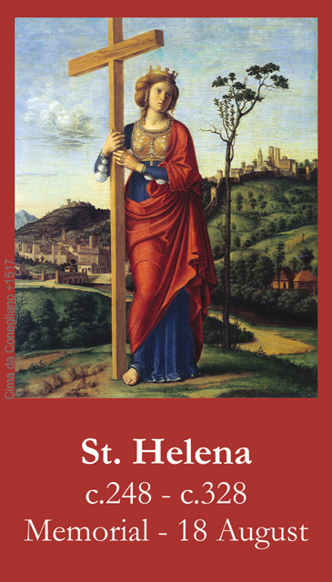 St. Helena Prayer Card